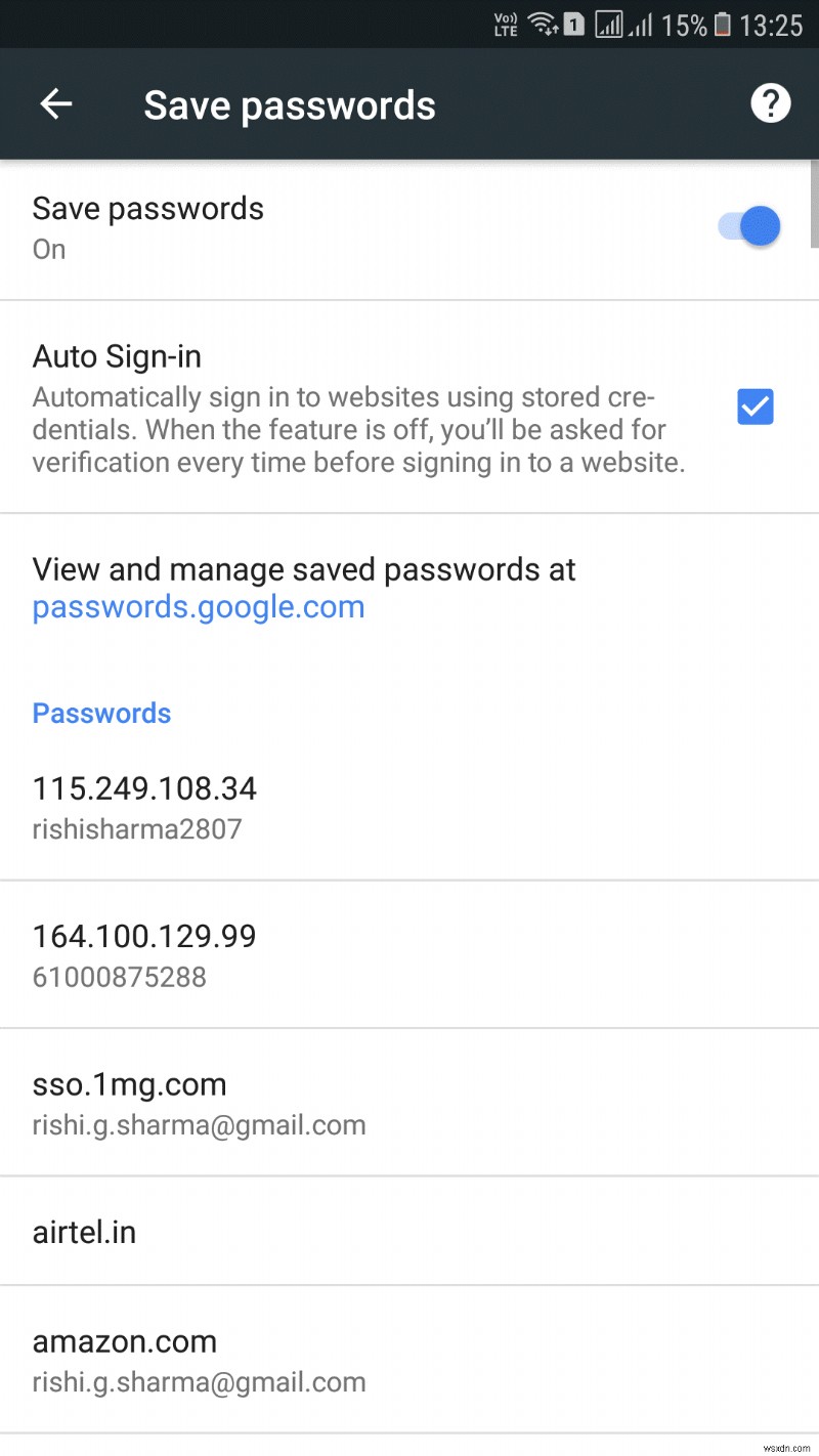 ดูรหัสผ่านที่บันทึกไว้ใน Chrome บน Android – คู่มือฉบับย่อ