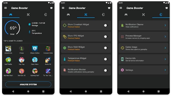 แอพบูสเตอร์เกม Android ยอดนิยมประจำปี 2024 – เพิ่มประสิทธิภาพและลดความล่าช้า