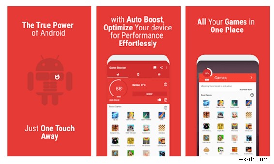 แอพบูสเตอร์เกม Android ยอดนิยมประจำปี 2024 – เพิ่มประสิทธิภาพและลดความล่าช้า