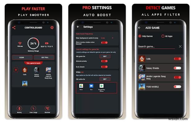 แอพบูสเตอร์เกม Android ยอดนิยมประจำปี 2024 – เพิ่มประสิทธิภาพและลดความล่าช้า