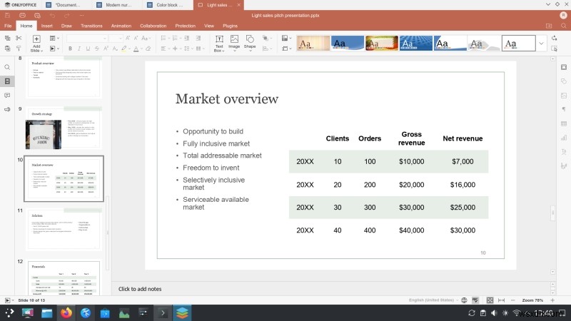 รีวิว OnlyOffice Desktop Editors 8.1:คุณสมบัติที่แข็งแกร่ง พื้นที่สำหรับการปรับปรุง 