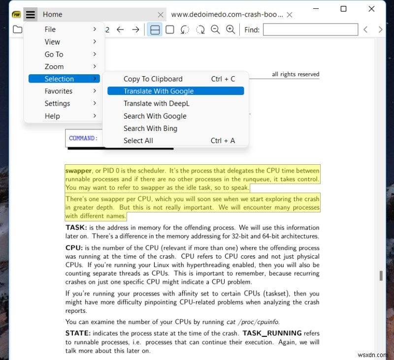 Sumatra PDF:ความเร็ว ความสง่างาม และประสิทธิภาพสำหรับผู้ใช้ยุคใหม่ 