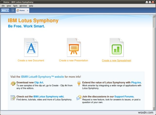 IBM Lotus Symphony:ชุดโปรแกรม Office ที่เชื่อถือได้ 