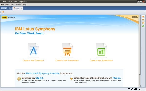 IBM Lotus Symphony:ชุดโปรแกรม Office ที่เชื่อถือได้ 