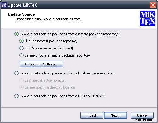 จัดการแพ็คเกจ LaTeX ได้อย่างง่ายดายด้วย MiKTeX:ค้นหา ติดตั้ง และอัปเดต 