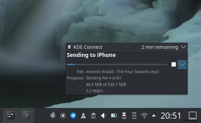 ถ่ายโอนเพลงท้องถิ่นไปยัง iPhone ของคุณได้อย่างง่ายดายโดยใช้ KDE Connect 