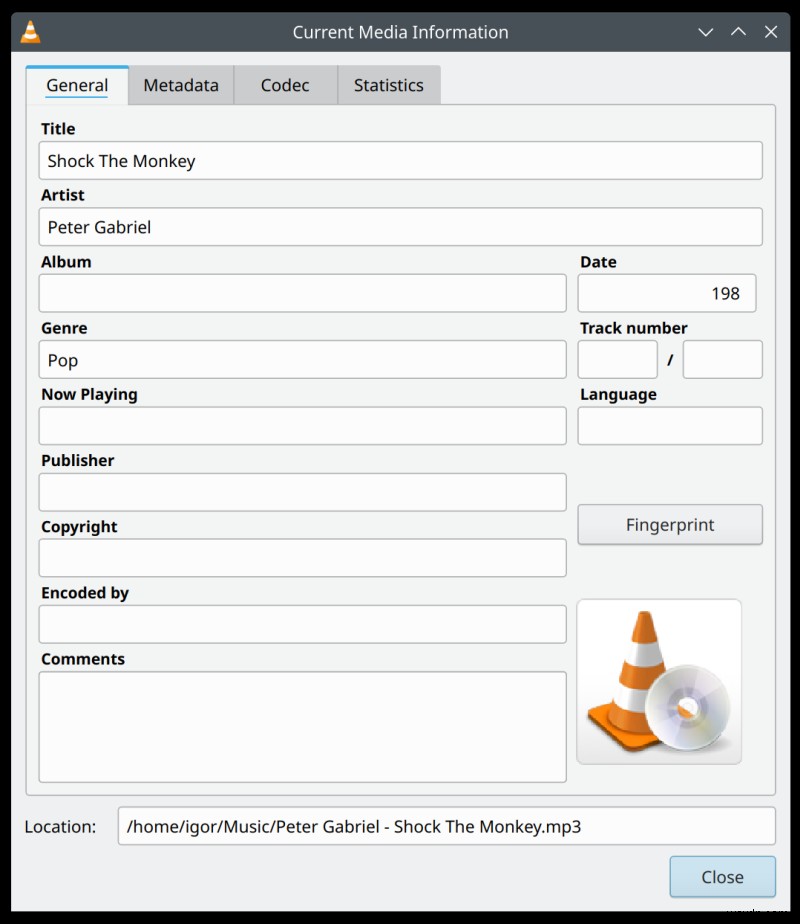 แก้ไขข้อมูลเมตา MP3 และภาพหน้าปกใน VLC:คำแนะนำทีละขั้นตอน 