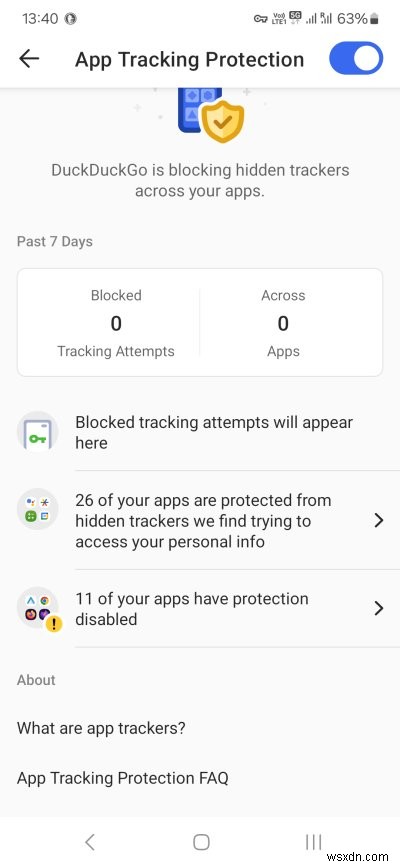 การป้องกันการติดตามแอป DuckDuckGo:การตรวจสอบเชิงลึกและการปกป้องความเป็นส่วนตัวบนมือถือของคุณอย่างไร 
