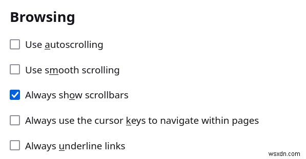 ทำให้ Firefox Scrollbars ถาวร &หนาขึ้น - คู่มือการปรับแต่งอย่างง่าย 