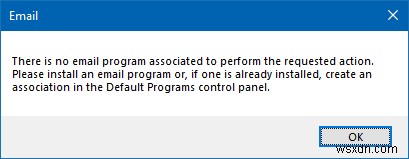 แก้ไขข้อผิดพลาด  No Email Program Associated  ใน Thunderbird 