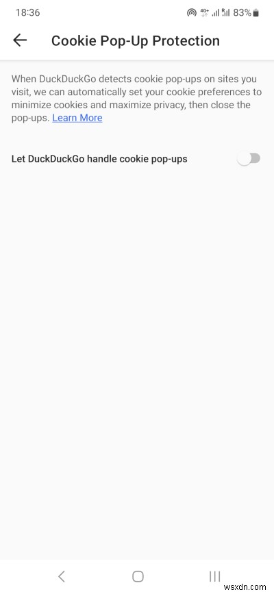 เบราว์เซอร์ DuckDuckGo:มีความสามารถและฟีเจอร์มากมาย แต่ไม่มีการควบคุมความเป็นส่วนตัวที่เข้มงวด 