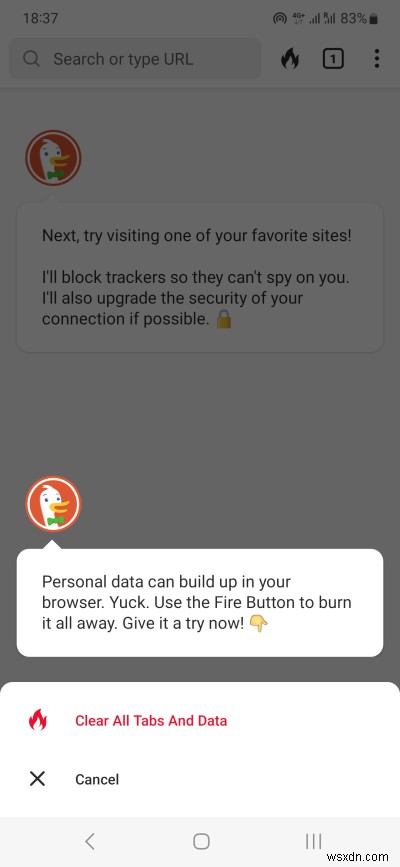 เบราว์เซอร์ DuckDuckGo:มีความสามารถและฟีเจอร์มากมาย แต่ไม่มีการควบคุมความเป็นส่วนตัวที่เข้มงวด 