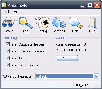 Proxomitron:การควบคุมหน้าเว็บที่มีประสิทธิภาพสำหรับเบราว์เซอร์ทั้งหมด 