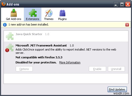การรักษาความปลอดภัยเชิงรุกของ Mozilla:การปกป้องผู้ใช้จากการติดตั้งปลั๊กอินแบบเงียบ 