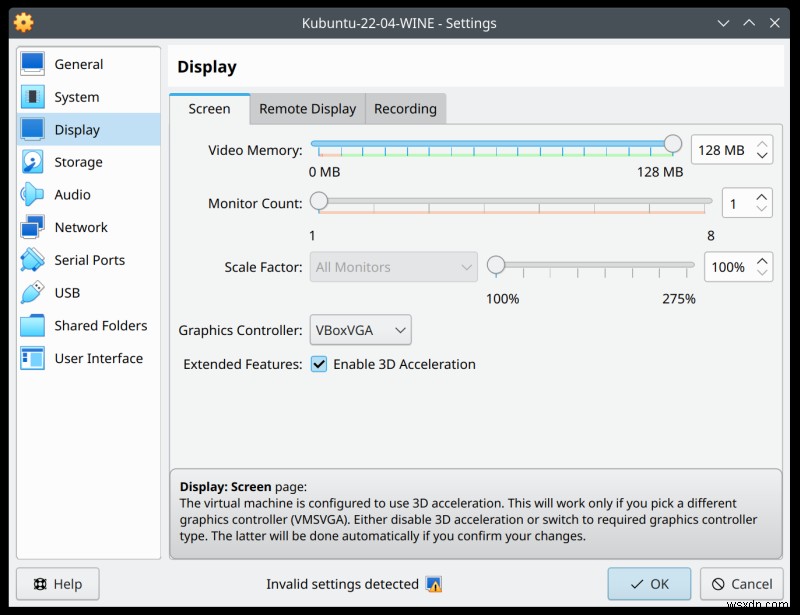การแก้ไขปัญหาหน้าจอ VirtualBox Black บน Linux หลังจากไม่มีการใช้งาน 
