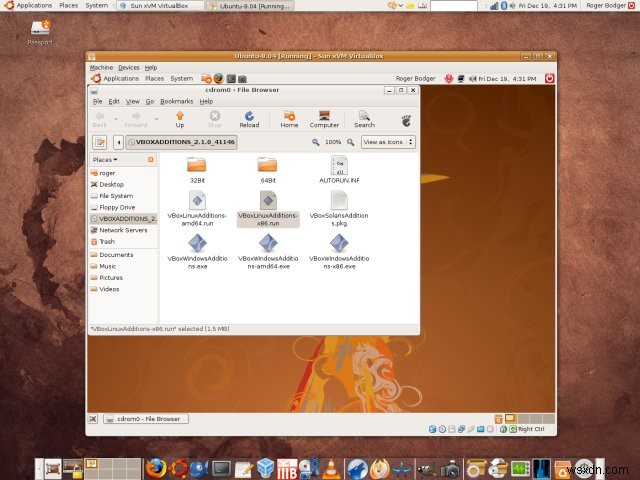 คำแนะนำทีละขั้นตอน:การติดตั้ง VirtualBox Guest Additions เพื่อประสิทธิภาพที่เพิ่มขึ้น 