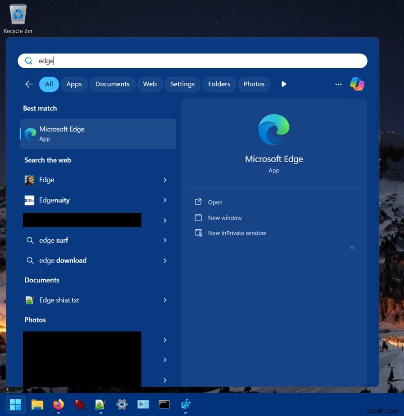 วิธีปิดคำแนะนำการค้นหาเว็บในเมนูเริ่มของ Windows 11 