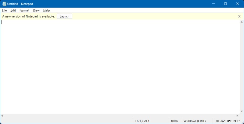 Windows 11 Classic Notepad:ไม่มีฟีเจอร์ AI มีเพียงการแก้ไขข้อความล้วนๆ 
