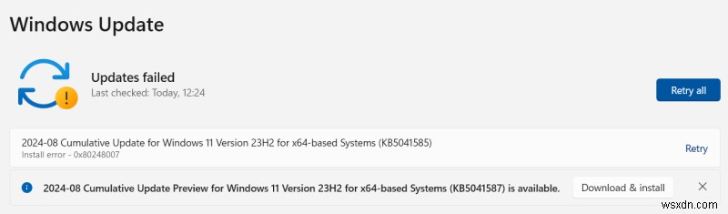ความท้าทายปัจจุบันที่ Windows 11 เผชิญในเดือนกันยายน 2024 