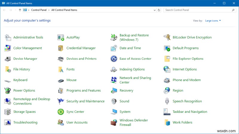 การตั้งค่า Windows กับแผงควบคุม:เหตุใดแผงควบคุมจึงยังคงอยู่ 