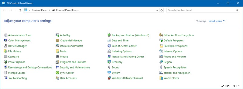 การตั้งค่า Windows กับแผงควบคุม:เหตุใดแผงควบคุมจึงยังคงอยู่ 