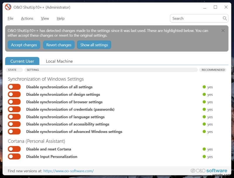 O&O ShutUp10++ &AppBuster:ซอฟต์แวร์ดีท็อกซ์ Windows 11 ที่ครอบคลุม 