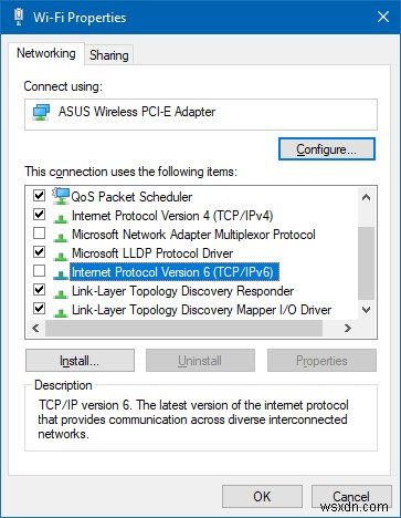 อแด็ปเตอร์ไร้สายแสดงเป็นแบบใช้สายใน Windows – ทำความเข้าใจกับปัญหาการเชื่อมต่อ IPv6 