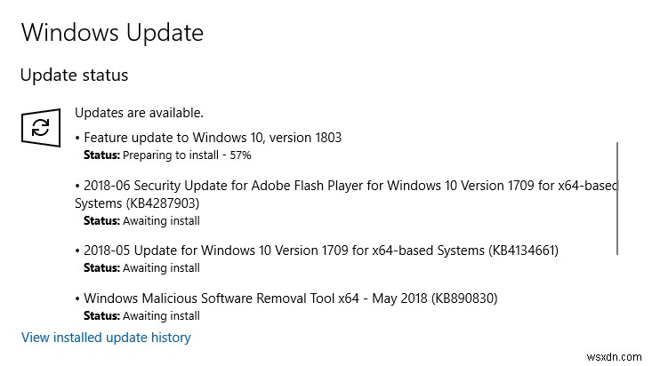 การตรวจสอบการอัปเดต Windows 10 1804:การติดตั้ง ปัญหา และข้อมูลเชิงลึกด้านประสิทธิภาพ 