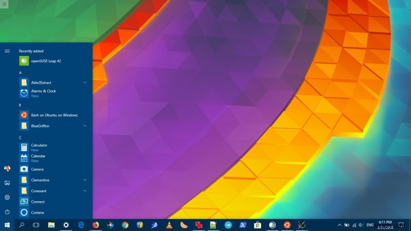 ระบบย่อย Windows สำหรับ Linux:เรียกใช้ Linux Distros และแอพบน Windows 10 