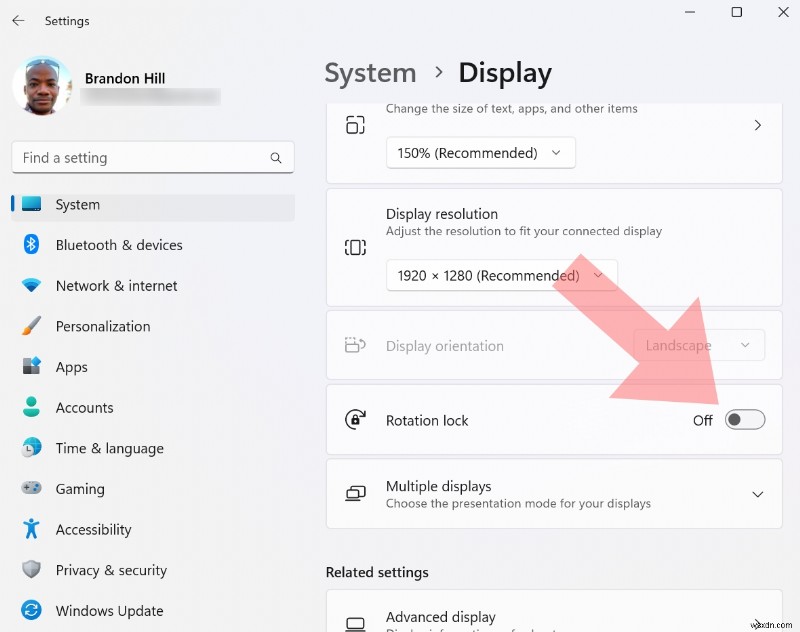 หมุนจอภาพของคุณบน Windows 11 หรือ 10:คำแนะนำทีละขั้นตอน